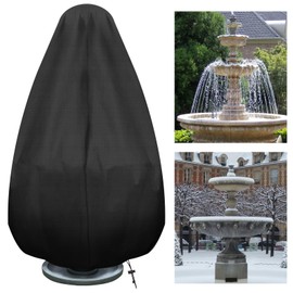 36"x42" Outdoor Water Fountain Covers for Winter Protection Waterproof Garden Chimnea Statue Cover Charcoal Grill Cover