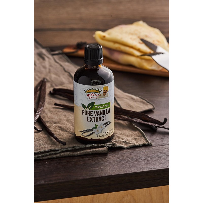 Royal Brand Pure Vanilla Extract / Organic / Sugar Free