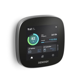 Renogy ONE Core: All-in-one Off-Grid Energy Monitoring Panel, Battery Monitoring for Van, Cabin, Boat and Tiny Homes, Works with Renogy Energy Devices, Wi-Fi Version, Black