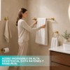 Juego de accesorios para baño 4 piezas – Acabado dorado,