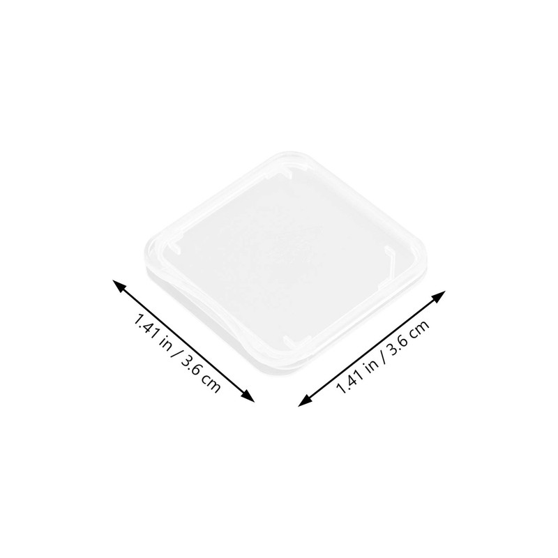 iplusmile 100pcs Pp Material Memory Cards Cases Storage Boxes for