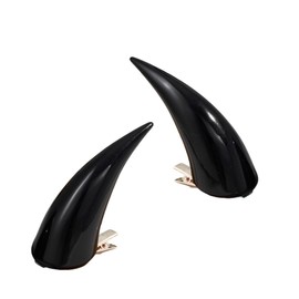 1 Pair Devil Horn Hair Clip Cosplay Party Halloween Costume Horn Hairpin Dress Up Headpiece Masquerade Headwear