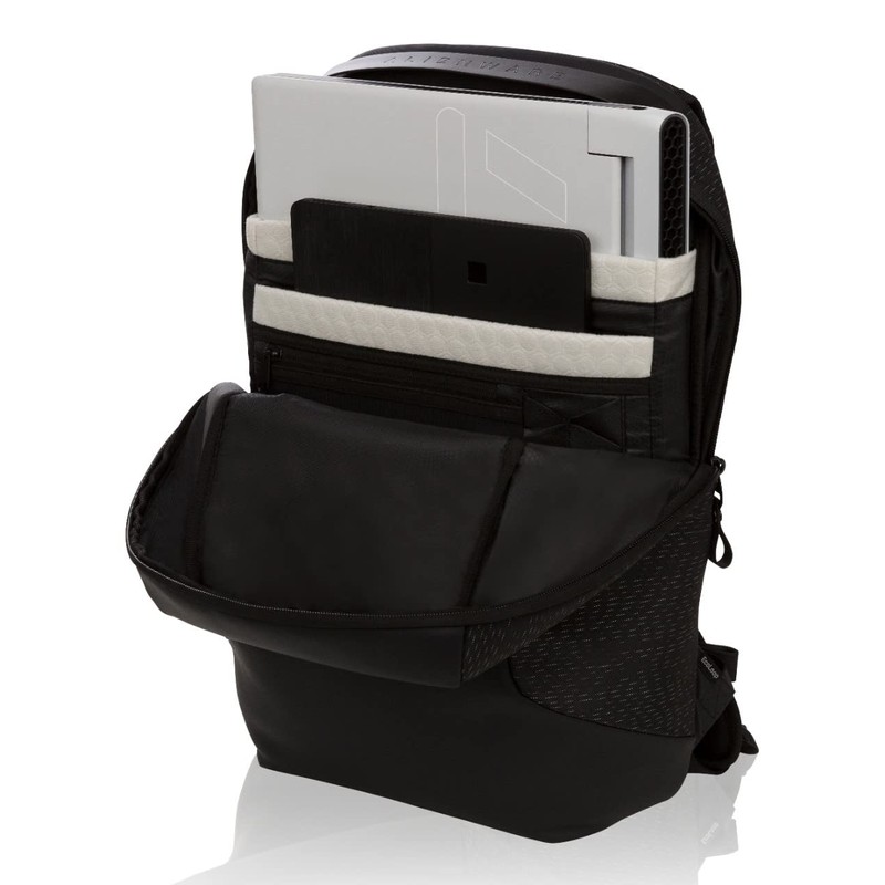 Alienware Horizon Slim Backpack, AW323P, Weather Resistant, Shockproof, Padded Shoulder