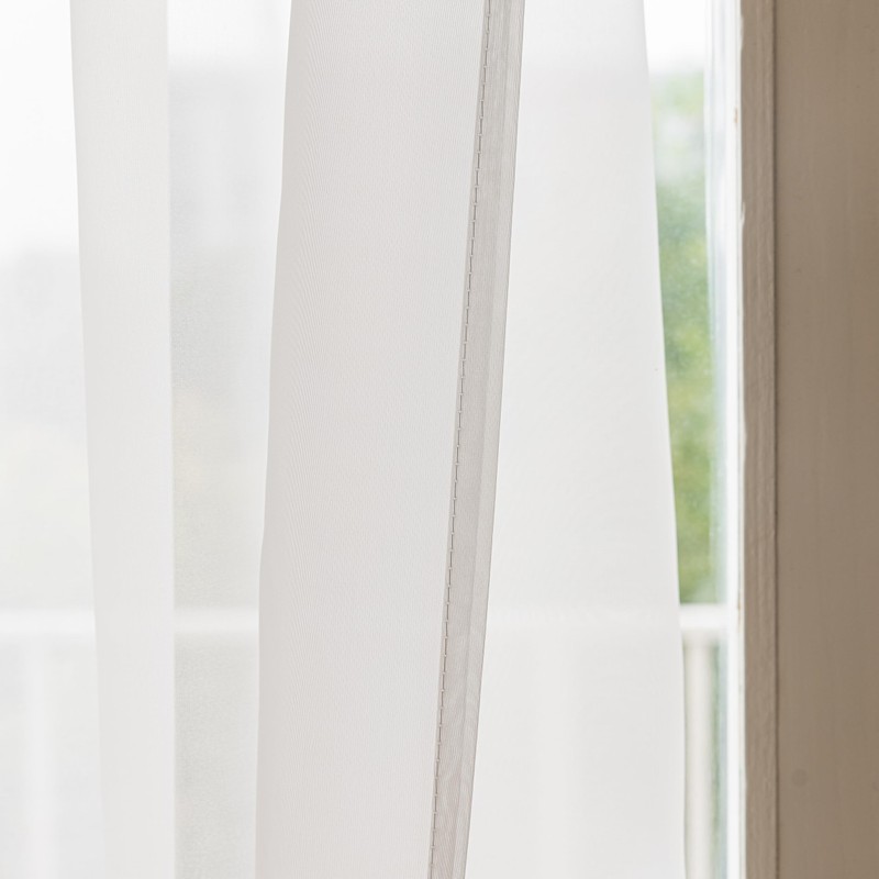Aquazolax Small Door Sheer Window Curtains Panel - Voile Rod