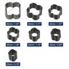 sourcing map Leather Blossom Shape Punch Cutter Set 7 Sizes