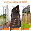 String Light Poles Outdoor with Hook, 8.3ft Lighting Pole for