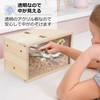 Asdays Birdhouse Parakeet, Birdnest, Breeding Box, Birdcage, Horizontal Type, Natural