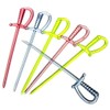 3.35 Inch Plastic Sword Picks Food Toothpicks Fruit Fork Cocktail