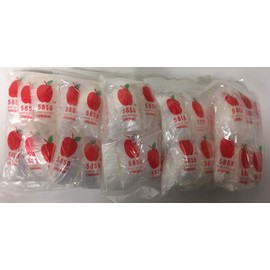 5,000 5/8x5/8 2mil Apple Brand Clear Resealable Bags 5/8ths 5/8 5858 X 5000 Baggies