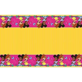 Unique Assorted Colors Long Stem Bright Fringe Plastic Blowouts - 6ct | Ideal for Celebrations, Yellow,Multicolor,Pink, 1 Count (Pack of 1)