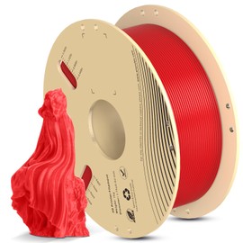 ANYCUBIC RFID 3D Printer Filament PLA 1.75mm, FDM Printer Filament 1kg Spool (2.2 lbs), Dimensional Accuracy +/- 0.02 mm (1kg, Bright Red)