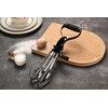 Fox Run Stainless Steel Manual Hand Mixer, Black Retro Style