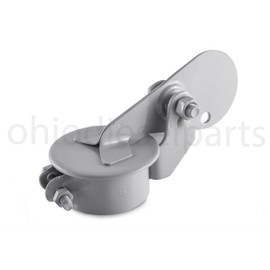 2-1/4 Inch Tractor Exhaust Silencer Weather Flap Rain Cap Muffler Cover 2.25" - Gray