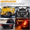 PSEQT 6'' Strobe Flash+High/Low Lights 3 Function Red LED Trailer