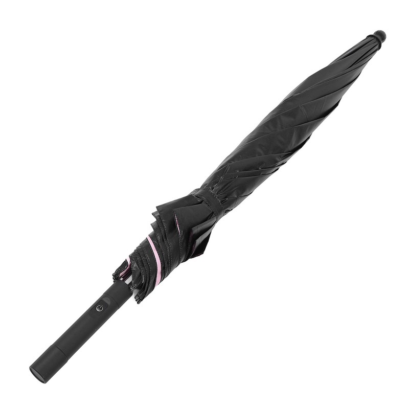 Cooling Fan Umbrella UV Guard Sun Blocking 2600mAh USB Rechargeable