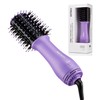 Toro Portable 2-in-1 Hair Dryer with Volumizing Brush (Iris Purple)