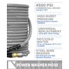 KARHDIR Pressure Washer Hose 75FT 3/8" for Cold and Hot