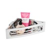 WENKO Turbo-Loc Bralia Corner Shelf Bathroom Shelf Fixing No Drilling
