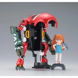 Hasegawa SP479 Mechatrowego Eva Collaboration Series Vol. 2 Niuki (Pawaam) + Shikinami Asuka Langley (Resin Kit), 1/20 Scale, Color-Coded Plastic Model