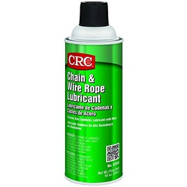 16oz Aerosol CRC Chain and Wire Rope Lubricating Spray, (Net Weight: 10 oz)