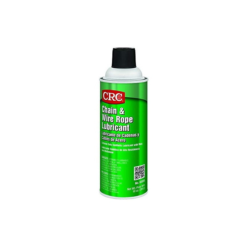 16oz Aerosol CRC Chain and Wire Rope Lubricating Spray, (Net