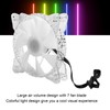 RGB MultiColor CPU Cooling Fan Computer Case Cooler Fan Ventilator