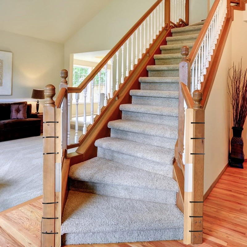 No Hole Stairway Baby Gate Adapter-1Pcs Solid Wood Extra Tall