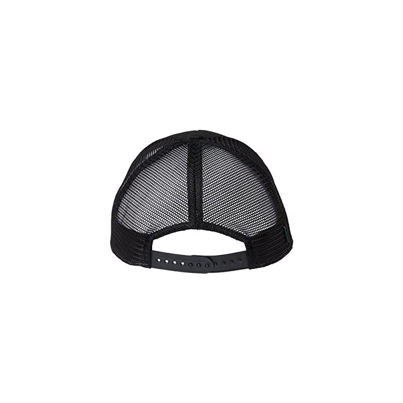 Legacy Lo-Pro Snapback Trucker Cap, Adjustable, Black-Black