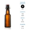 YEBODA 12 oz Amber Glass Beer Bottles for Home Brewing