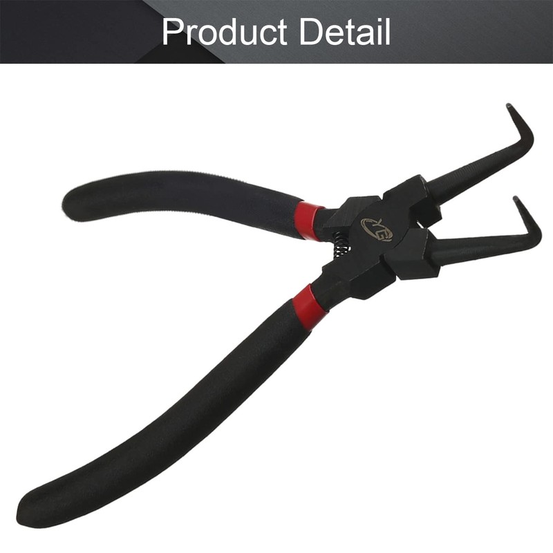 Utoolmart Internal Snap Ring Plier Angled Retaining Ring Pliers Bent