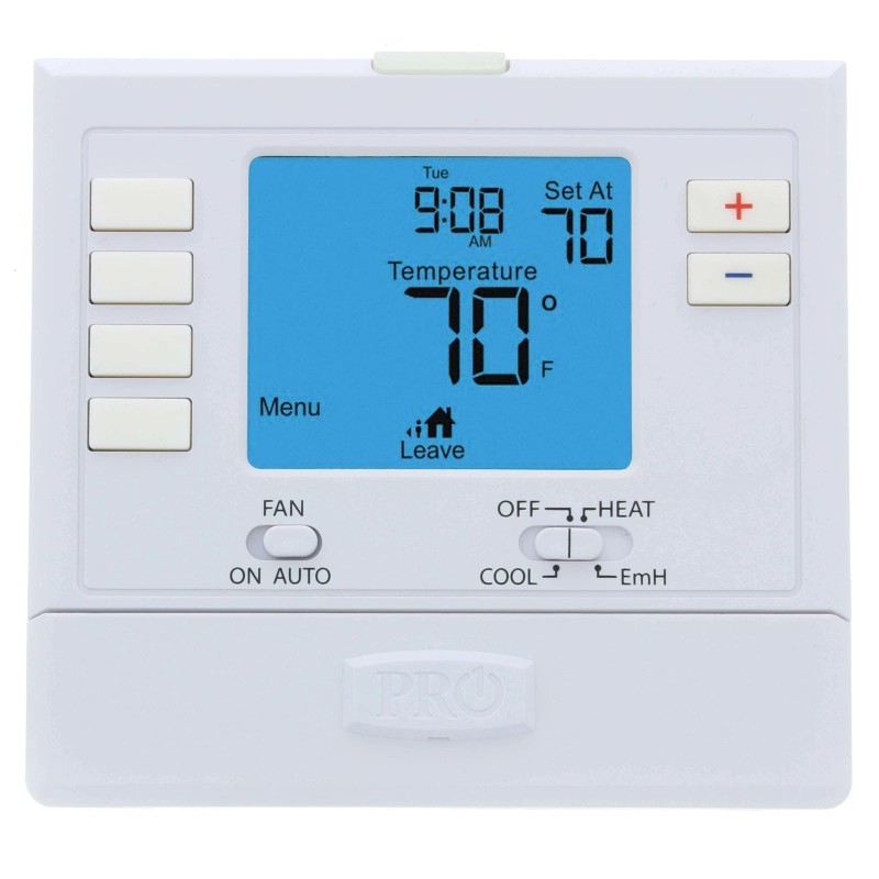 Pro1 T725 Programmable Thermostat, 2H/1C, 5-1-1 Days Programs per Week