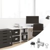 sourcing map Push Plunger Lock with Keys & Screws &
