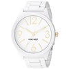 Nine West Women's Matte Rubberized Bracelet Watch, NW/1678WTWT