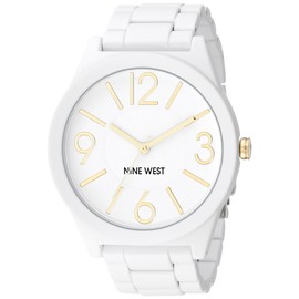 Nine West Women's Matte Rubberized Bracelet Watch, NW/1678WTWT