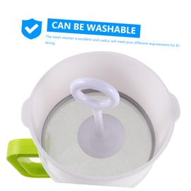 CIYODO 1set Multipurpose Soy Filter Cup Kitchen Strainer for Juice Tea Fine Mesh Washable Reusable Kitchen Gadgets Essential Filtering Tools for Everyday Use