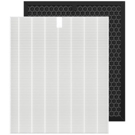 5510 5520 Replacement Filter Q Compatible with Winix 5510, 5520 PlasmaWave Air Purifi-ers, H13 True HEPA and Activated Carbon Filter Combo for Dust Pollen Pet Smoke, Part# 1712-0123-00, 2 Pack