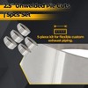 2.5" 304 Stainless Steel Exhaust Pie Cuts - 90 Degree