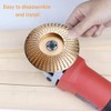 4Pcs Wood Carving Disc Set,4inch Sturdy Wood Shaping Carving Disc,Grinding
