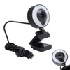 Webcam Full HD Computer Live Recording Touch Dimming Camera with