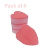 Perastra Heart Shaped Sponge, Dual-Sided Kitchen Scrubber for Washing Dishes,