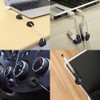DanziX ケーブルクリップホルダー 17個パック 高耐久シリコーン製粘着コードオーガナイザー 車/デスク/TV/PC/ホームオフィス整理用 トリプルスロットデスクラインフィクサー2個付き カラフル