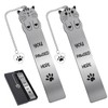 Berirexrion Cute Cat Metal Bookmark - 2 PCs You Pawsed