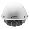 Lift Safety Hard Hat Dax White Fiber Resin Cap Style