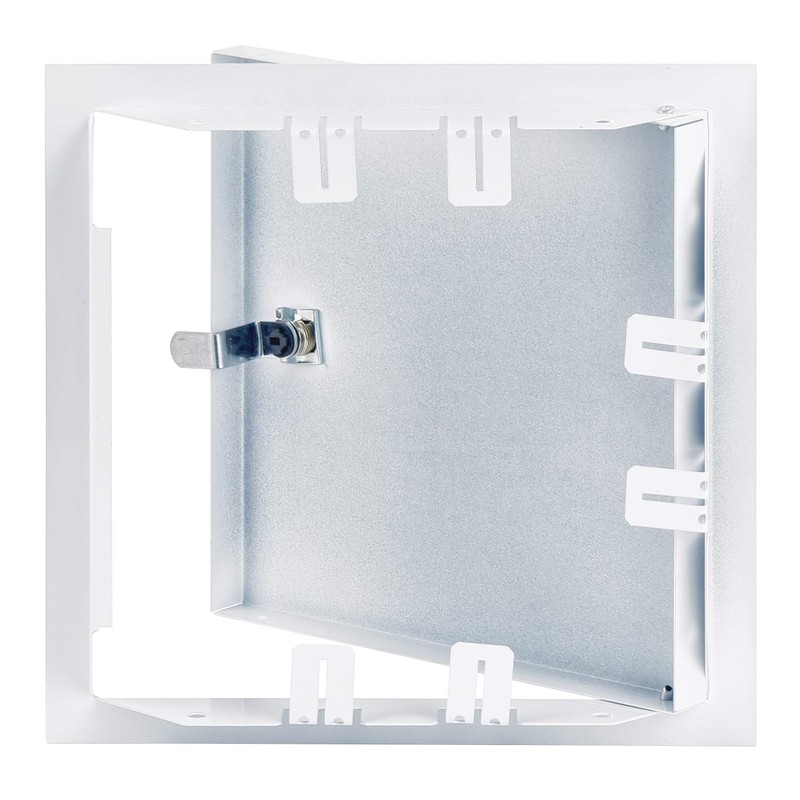 20x20 cm / 8x8 inch White Metal Access Panel -