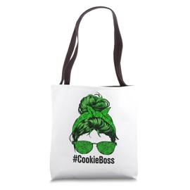 Scout Cookie Boss Girls Messy Bun Sunglasses Tote Bag