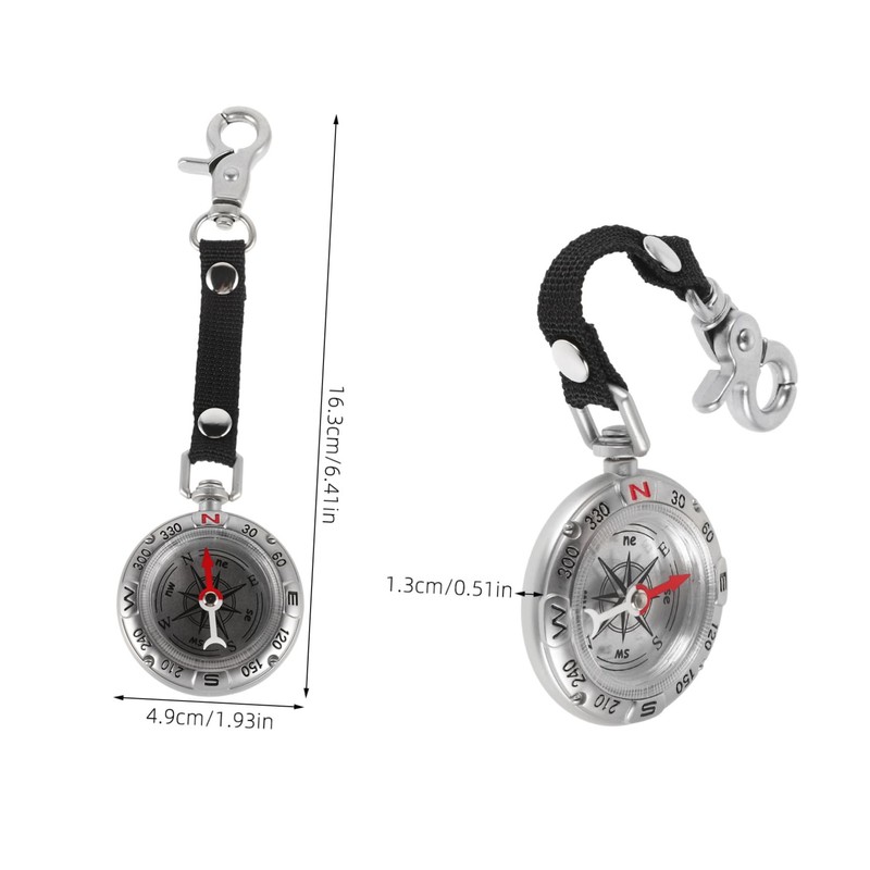OHPHCALL Hiking Gear Wear-Resistant Mini Keychain Outdoor Exploration Essential with
