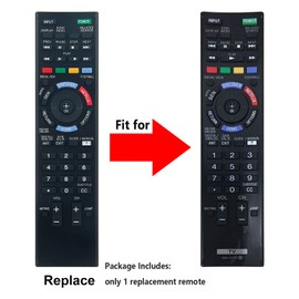 RM-YD101 Sub RM-ED061 Replacement Remote Control Compatible with Sony LED TV KDL-40W605B KDL-48W605B KDL-60W605B 149271511