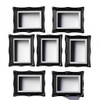 Fridge Refrigerator Magnets Picture Frames, Vintage Style Open the Back