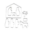 Eddingtons Christmas Nativity Gingerbread Cookie Cutter 10 Piece Set