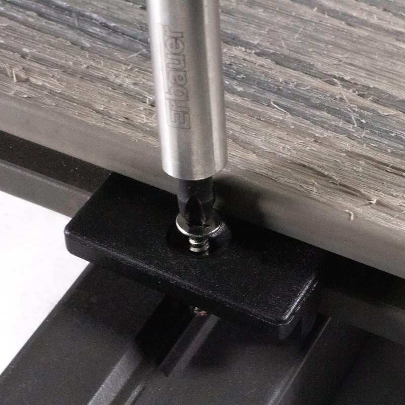 EasyComposite™ Composite Decking Clips 100 Pcs 6mm Hidden Fasteners Plastic